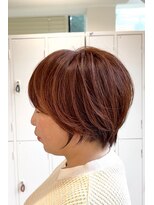 ジュベ 別府店(juve.)&nbsp;別府ショートボブ顔周りレイヤーカット髪質改善カラー