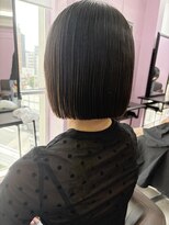 アヴァンス 難波店(AVANCE.)&nbsp;プツッと感の可愛い切りっぱなしボブ