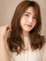 カバーヘア ブリス 志木南口駅前店(COVER HAIR bliss)&nbsp;ブリーチなし大人美人クラゲカットフェミニンロング30代40代W
