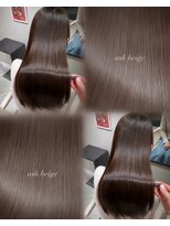 オリ('Oli) 髪質改善カラー×アッシュベージュ