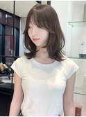 ［カネコ］ミディアムレイヤー×オリーブブラウン