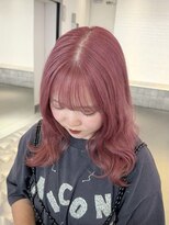 ゲーム 原宿店(GAME) ピンクベージュ/ミディアムヘア/レイヤーカット/暖色カラー