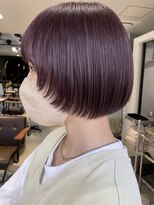 リコ ヘアアンドリラクゼーション 名駅店(LICO HAIR＆RELAXATION)&nbsp;ボブウルフ×ピンクバイオレットカラー　名古屋駅/名駅