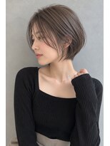 ラベルムバイエーケー(La Belleme by AK)&nbsp;前下がりアッシュグレージュショート