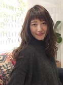 ベビーバングふわふわロング