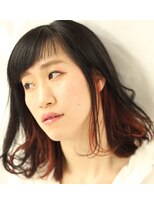 プレッティ フォー ヘア(PRETTY FOR HAIR)&nbsp;大人ボブミディ＆インナーカラー