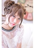 キュートなツインおだんごアレンジ【メイズ東中野・鍛原志行】