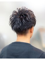 ヘアージャンティ(HAIR GENTIL)&nbsp;メンズ ショート 【 ビジカジ × ピン ソフト ツイストパーマ 】