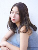 ヘアーループレル(Hair ruup Rell design works)&nbsp;マットグレージュの柔らかストレート