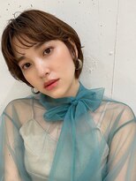 キー(kii)&nbsp;ショートカットボブ×マッシュ　ハンサムショート