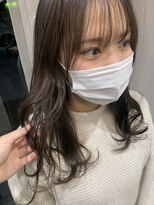 ケーオーエスビューティー(K O S beauty)&nbsp;透け感ベージュ×シースルーバング