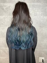 外国人風グラデーションカラー！！【外国人風バレイヤージュ】学割U24／白髪染め対応／ケアブリーチ有り