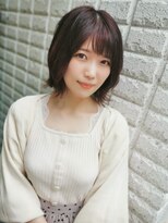 プチメゾントウキョウ(Petit Maison Tokyo)&nbsp;外ハネボブ＿ピンクブラウン