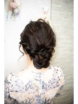 オラ ボーテ(Aura Beaute) 『AuraBeaute 京都』結婚式 お呼ばれヘア 編込み アップスタイル