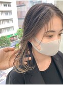 ☆フェイスフレーミングカラーインナーカラーホワイトベージュ