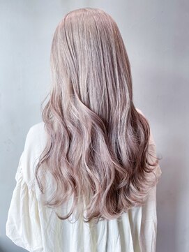 アルバム 銀座(ALBUM GINZA) ベージュ_外ハネボブセクションカラーペールベージュ_ba329751