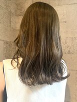 ヘアサロン アプリ(hair salon APPLI) オリーブベージュ　透明感カラー　赤味なしカラー
