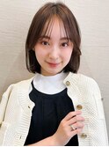 シースルー愛されボブ/ショコラアッシュ/ヘルシースタイル