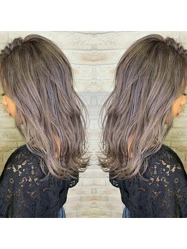 ルクスバイアフィナー(Luxo by Afinar) Afinarホワイトピンク/パープルカラー/アッシュパープル