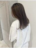 YOKE 20代30代アッシュベージュグレージュ顔まわりレイヤー小顔