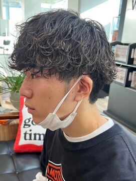 グッドタイムエフティフィフス 横浜西口(GoodTimes ft.fifth) 波巻きスパイラルパーマメンズマッシュツイストスパイラルパーマ