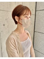 ビームズヘア 藤が丘店(Bee Ms HAIR)&nbsp;ショート大人ショートベージュカラーブリーチしない透明感カラー