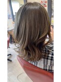 大人モテ ハイライト 白髪ぼかし ヘルシースタイル