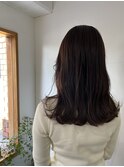 地毛風カラー/地毛風ストレート/黒髪ロング/韓国風巻き/髪質改善