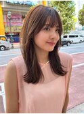 髪質改善*艶ブラウンフェミニンロング【Zina北千住ミルディス】