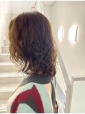ウェーブカールの髪質改善デジタルパーマデザイン