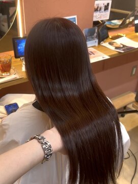 ソトエアンドマーブ 久喜店(SOTOE&marbb) marbb×2stTRでツヤサラなピンクブラウン