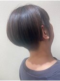 30代40代♪大人かわいい小顔ショートボブ☆シースルー前髪