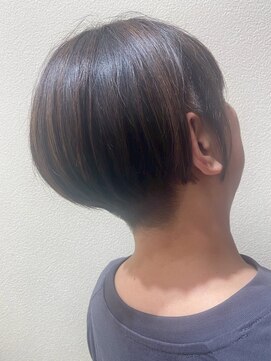 アクセ 30代40代♪大人かわいい小顔ショートボブ☆シースルー前髪