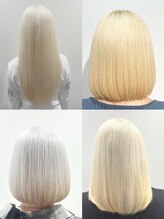 【綺麗なブリーチベースで色落ちも可愛く♪】