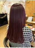 《秋先取り》赤みが可愛いカシスレッドカラー