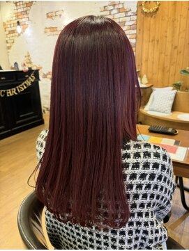 ラシェル パル ノエル(Laciel par Noel) 《秋先取り》赤みが可愛いカシスレッドカラー