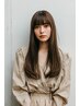【クセ,うねり改善】ゼロアルカリストレート+美髪ツヤカラー￥25300