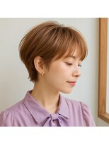 スープレックス ヘアーデザイン(SOUPREX HAIR DESIGN) 美フォルムショート アッシュブラウン 20代 30代 40代 50代