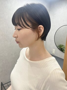 ヘアサロン ドットプラス 町田店(dot. plus) 【中西里美】まるみショート/耳掛けショート／町田