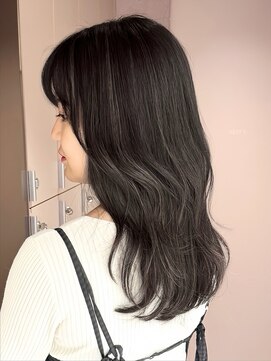 メゾンマイル 恵比寿(maison mile) ハイライトカラー/ブラウン/レイヤーカット/白髪ぼかし/恵比寿駅