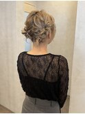 ボブアレンジ お呼ばれヘア ヘアセット