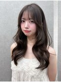 博多美容室/透け感カラー/ダブルカラー/韓国ヘア