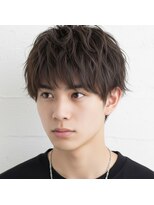 エルデ ナインズ ヘアー スタンド 川口店(elde 9's HAIR STAND)&nbsp;MEN’S HAIR/ブルーブラック/フェザーパーマ