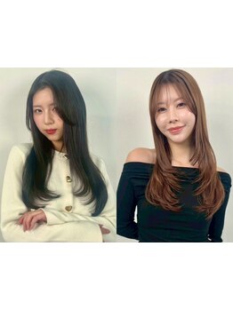 髪の傷みが気になる方にも！ダメージレスにこだわり、髪の芯から潤いのある美しい自然なストレートに♪