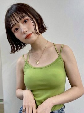 髪質改善/大人ガーリー/似合わせカット/ショートボブ前髪/仙台