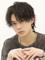 エイド 本店(aid)&nbsp;メンズウルフパーマ縦落ちソフトツイストスパイラルパーマ