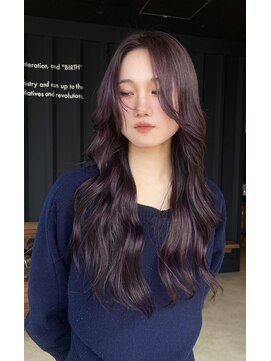 コルバース(COL BIRTH) 【yui担当】パープル/ブリーチ/レイヤーカット