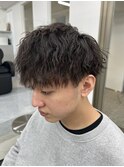 >ツイスパ/スパイラルパーマ/メンズサロン/メンズ/眉毛
