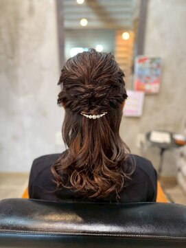 クレエ ヘアー デザイン(creer hair design) ヘアセット編み込みブライダルヘア成人式ヘアセット