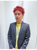 ミュー(Mu)&nbsp;ナードショート　ハイトーン　赤髪